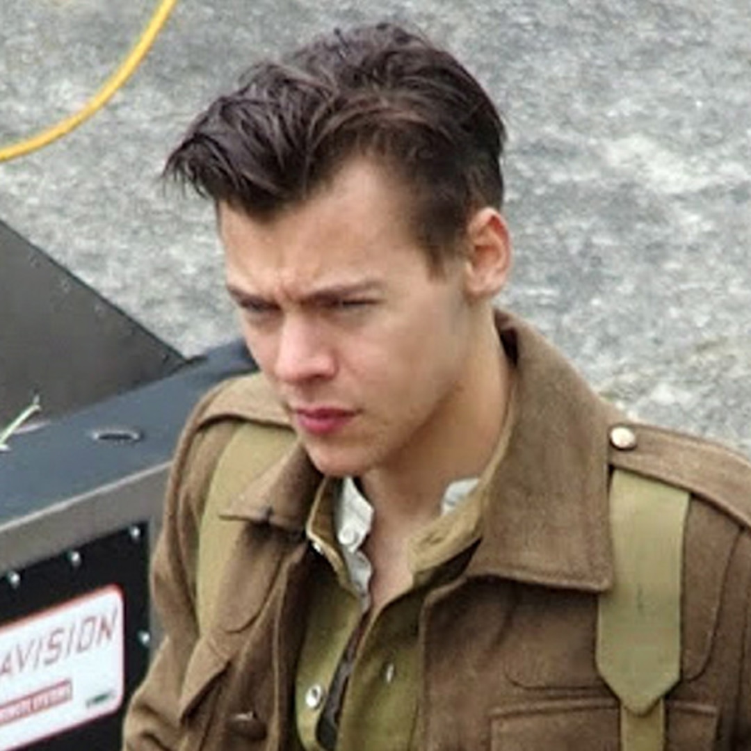 Harry Styles Looks Handsome With His Short Haircut And In Uniform